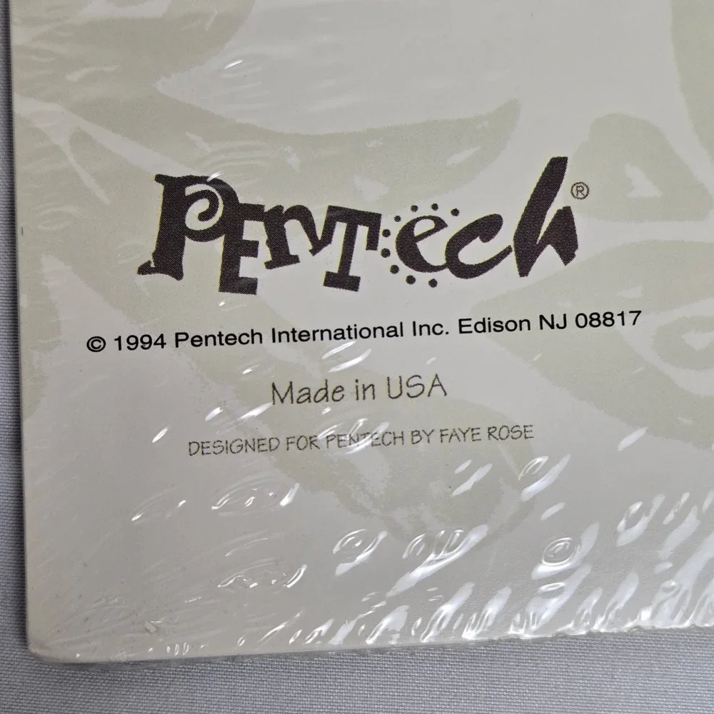 Pentech Primitive Prints Self Mailing Cards & Seals, 15 Count, 33084, Vtg‎ New